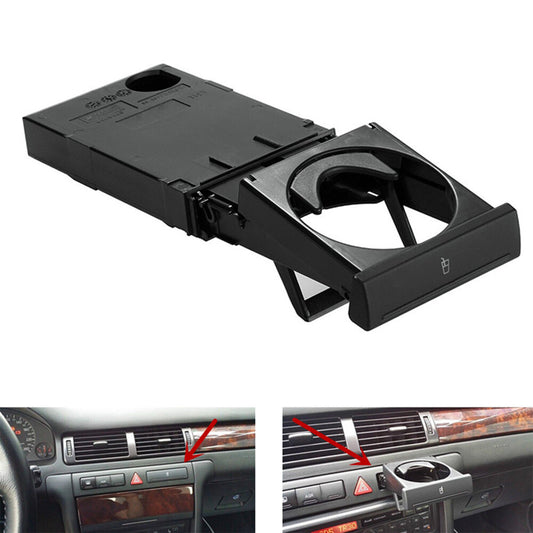 Stretch Folding Stretch Cup Holder Stand Black for AUDI A6 C5 98-05 for A4 1998-2002 Q