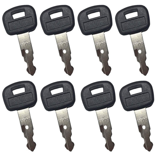 8X for L48 U55 KX033 KX121 KX71H Kubota M Series 459A RC411-53933 Ignition Keys