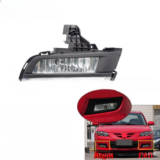 Fit for Mazda 3 2007-2009 LHRH Front Bumper Driving Light Fog Lamps With Wire