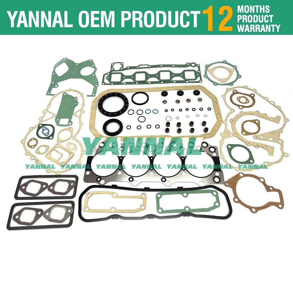 4BD1 4BD1T Overhaul Gasket Kit for Isuzu Engines, Hitachi EX100, EX90, EX150-