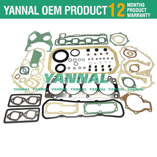 4BD1 4BD1T Overhaul Gasket Kit for Isuzu Engines, Hitachi EX100, EX90, EX150-