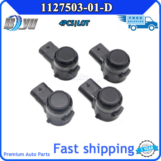 4-piece front and rear parking side sensor bumper, brand new, for Tesla Model 3 Y 1127503-01-D Q