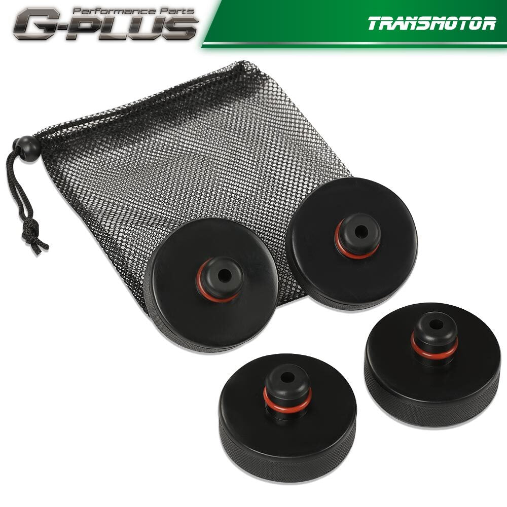 4 Pack Fits for Model 3/Y/S/X Car Jack Lifting Pads Adapter Tool Mesh Storage Bag - v