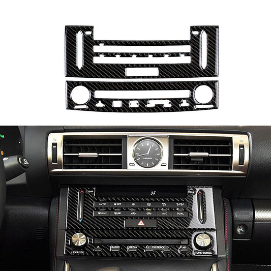 Carbon Fiber Indoor Center Control AC Cover Trim for LEXUS IS250 IS300 IS350