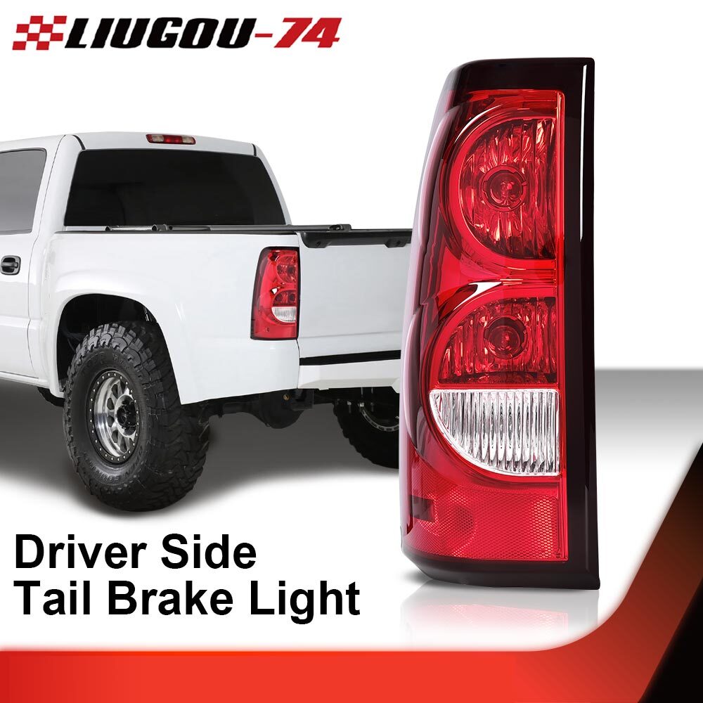 1-Pack Tail Light Left Side with Wiring for 2003-2006 for Silverado - v