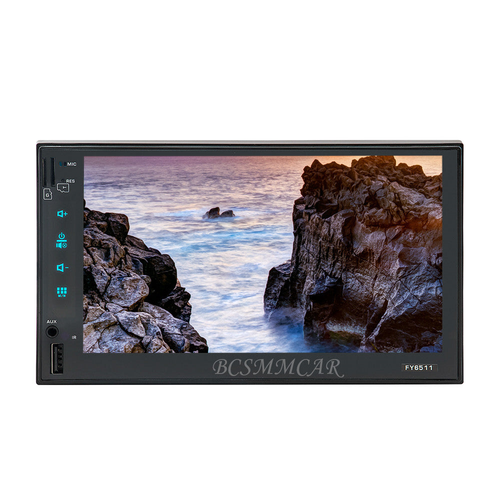 7in Double 2 DIN Car Stereo Touch Screen MP5 Player Radio Bluetooth GPS Nav WIFI
