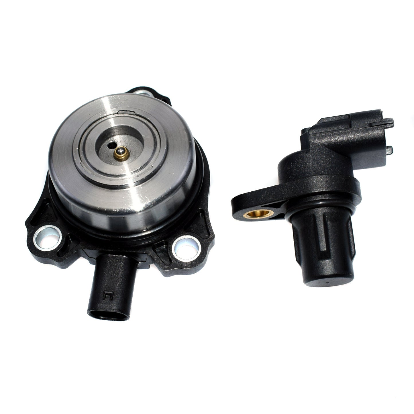 2-Piece Camshaft Position Sensor + Adjuster Magnet for Mercedes R171 W203 W209 - Brand New n