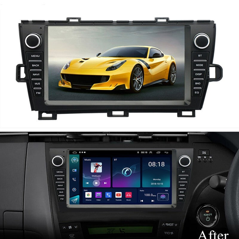 Fit for Toyota Prius 2010-2015 LHD Car Stereo Radio Android 13 GPS WIFI BT 2+32G