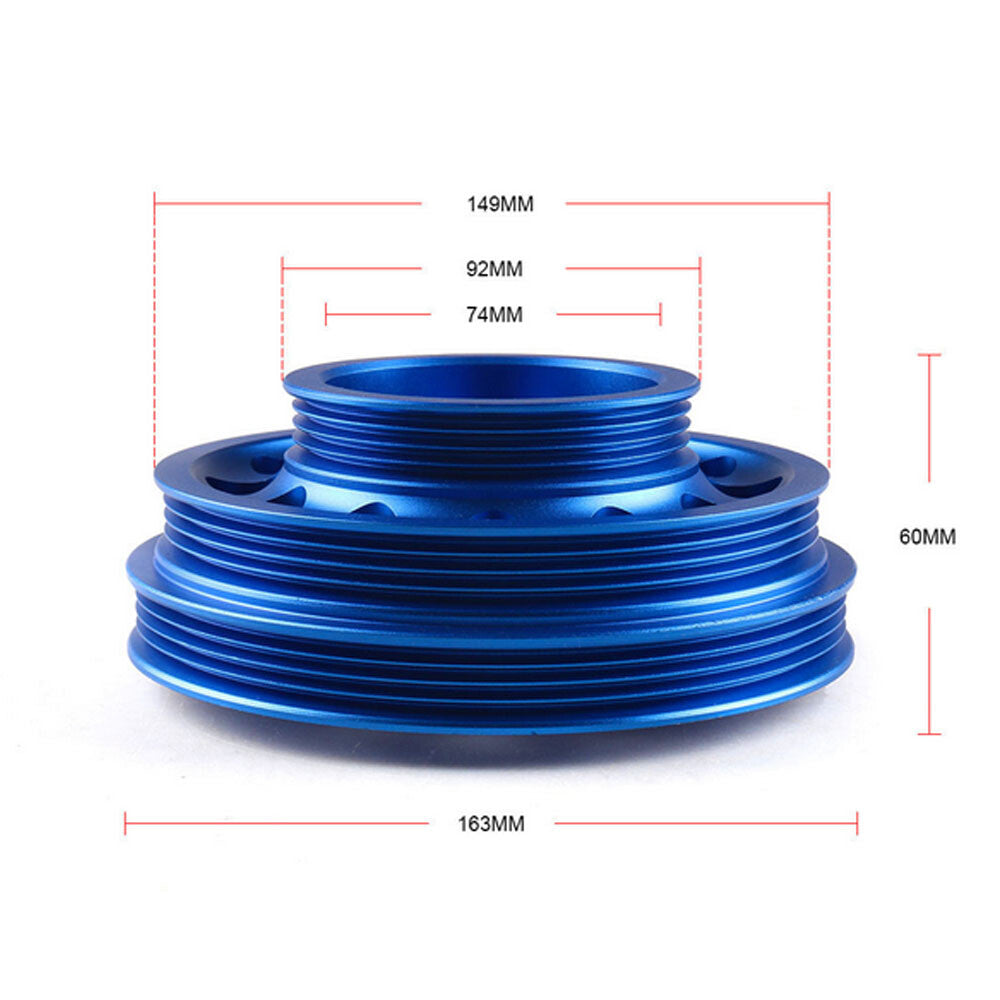 Racing Light Weight Crankshaft Pulley OE Size for Honda 92-95 for Civic SOHC D16 Q