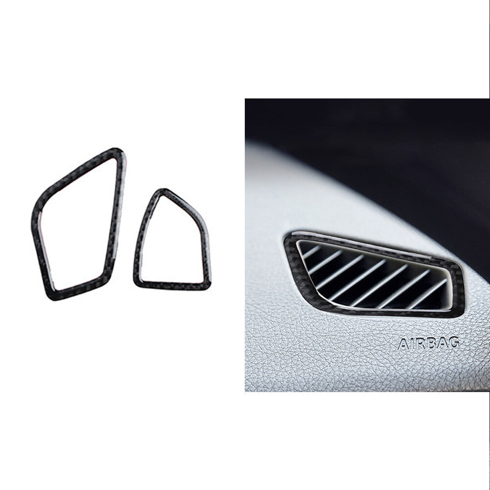 Carbon Fiber Gear Shift Panel Frame Cover Trim for Jaguar F-PACE XE XF 2016-2020 v