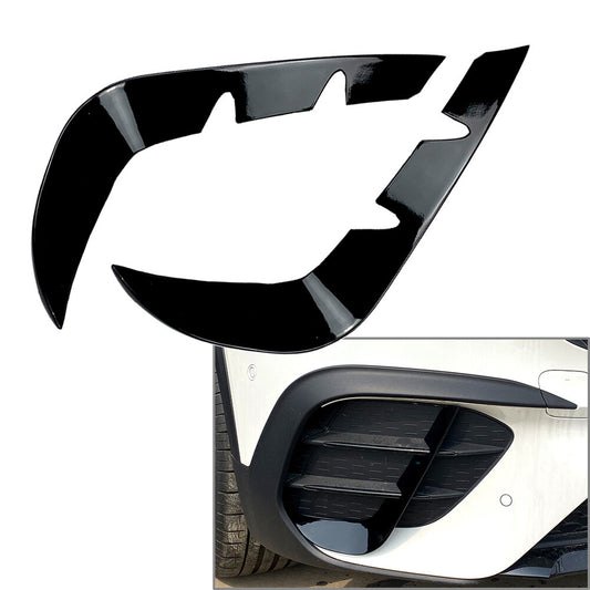 2x Front Bumper Canards Lip Splitter Fins for Mercedes-Benz GLB-Class X247 20-22