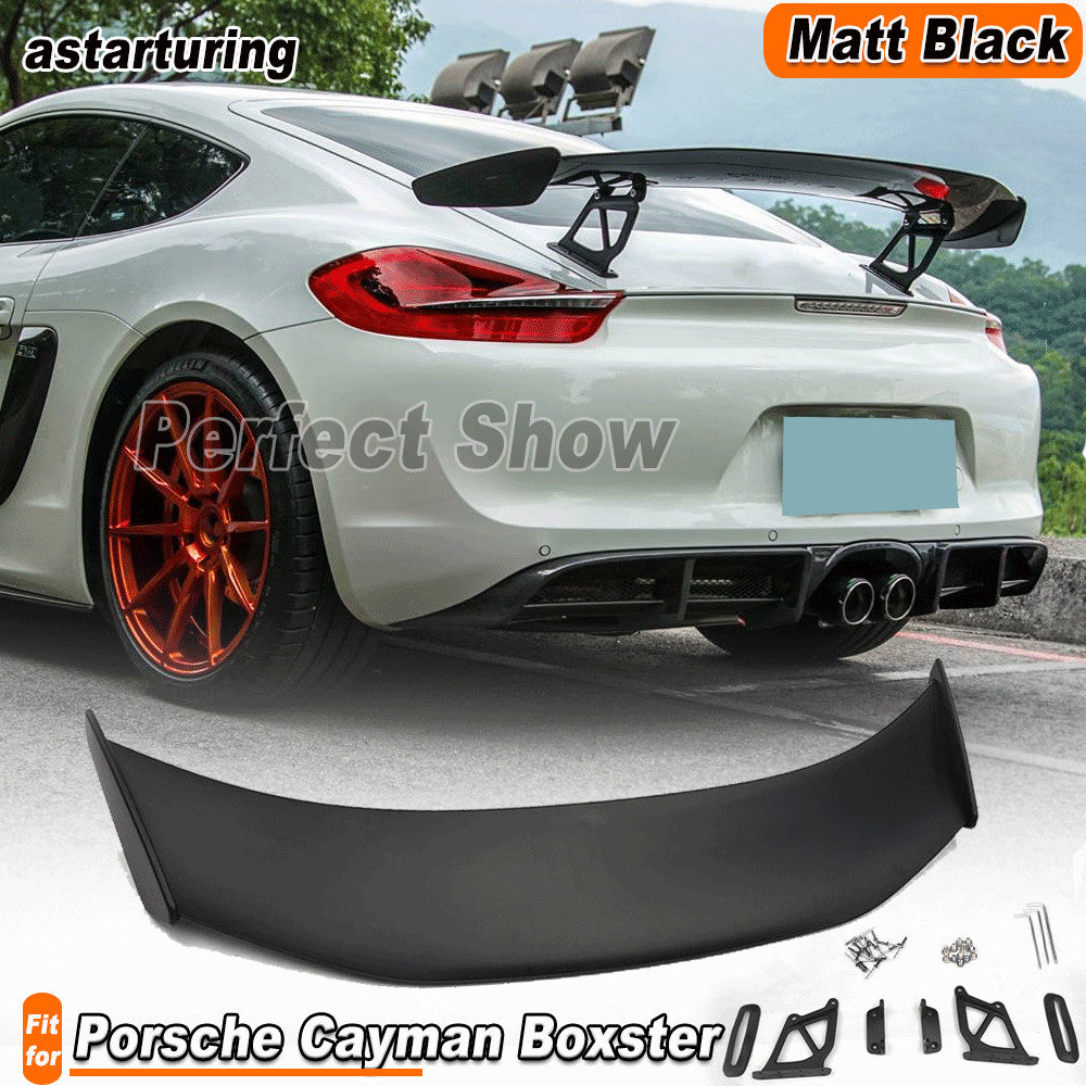 for Porsche Cayman 981 718 987 997 998 911 GT4 Rear Trunk Spoiler Wing