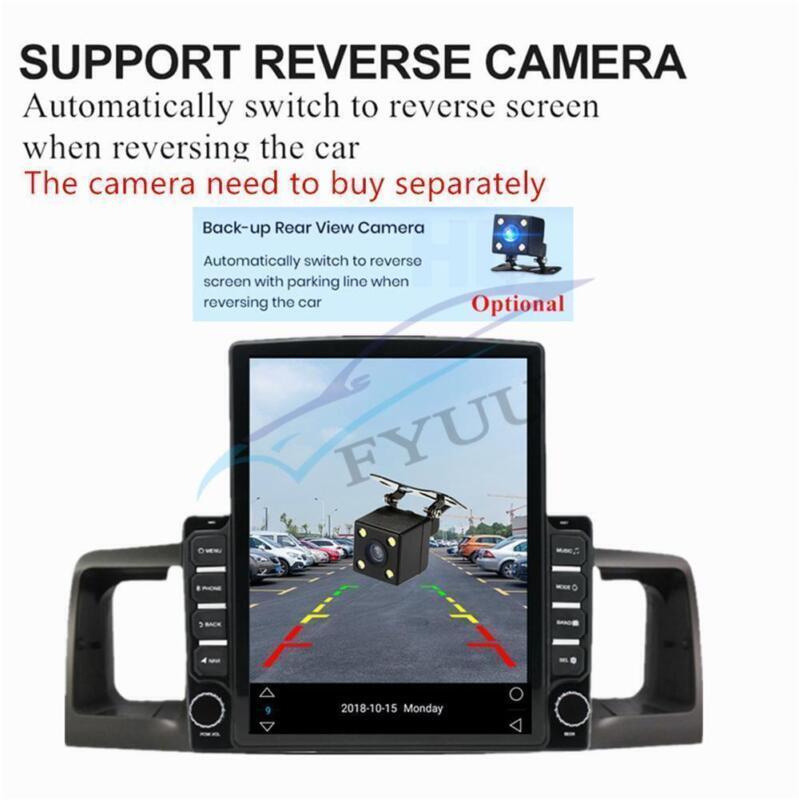 Android 11 Car Stereo Radio GPS Navi 9.7 WiFi 4G RDS for Toyota for Corolla 03-08