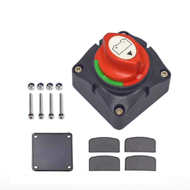 12V Battery Disconnect Rotary Switch Cut On/Off Set for Car SUV RV Marine Boat Q