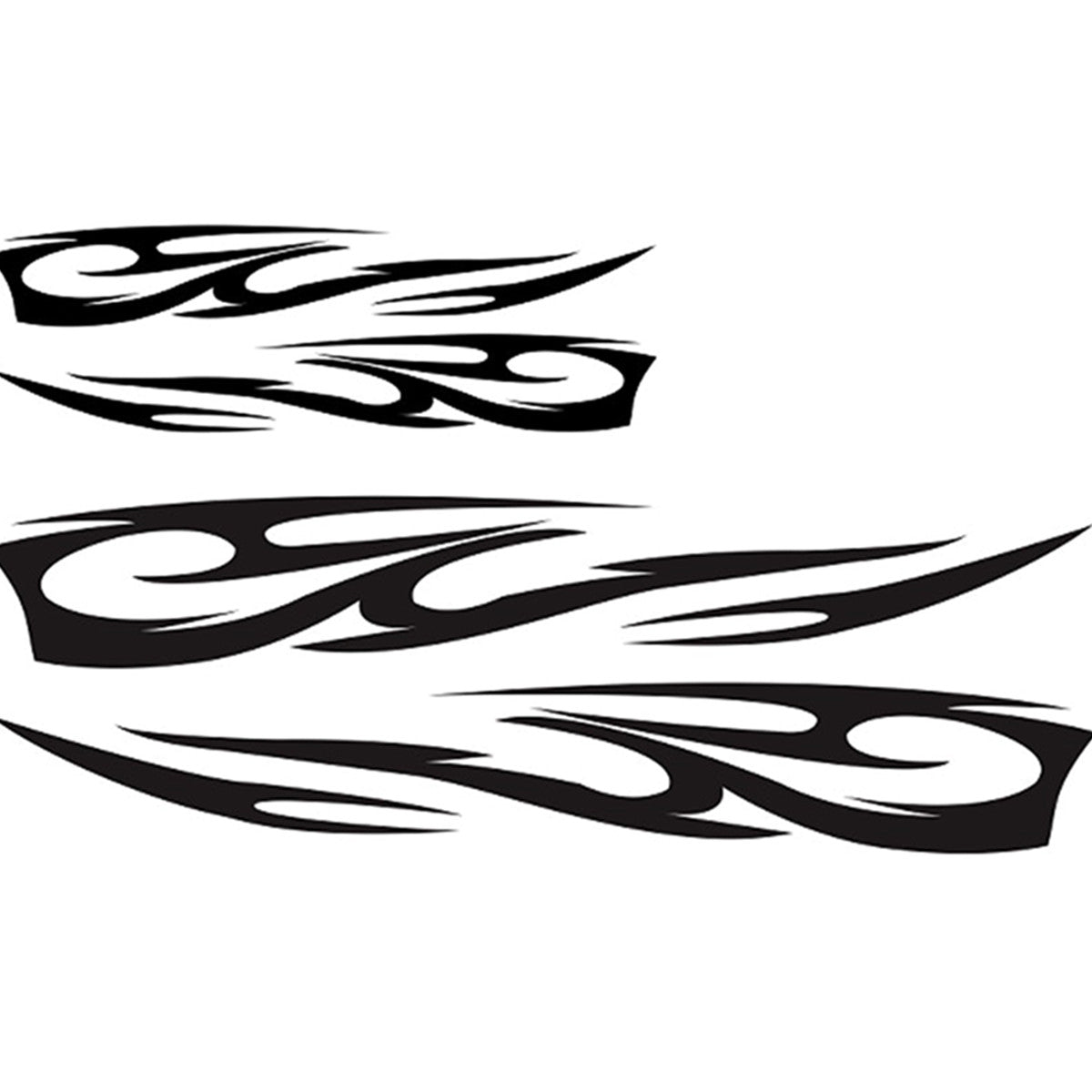 Car DIY Stickers Set Full Body Vinyl Decals Auto Label Decor Waterproof Trim