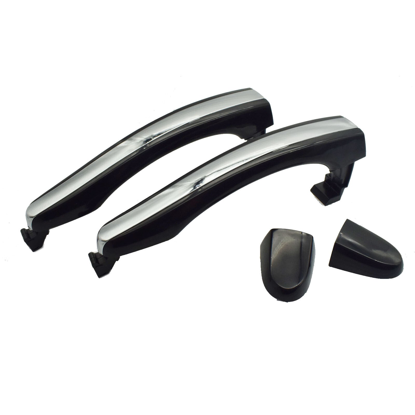 2-piece set of exterior door handles, left rear, for Hyundai Azera 2006-2011. n