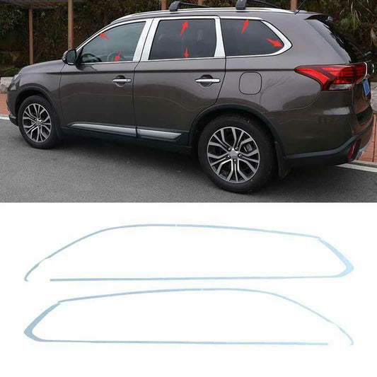 for Mitsubishi Outlander 2013-20 Chrome Car Windows Sill Molding Strip Trim 12P
