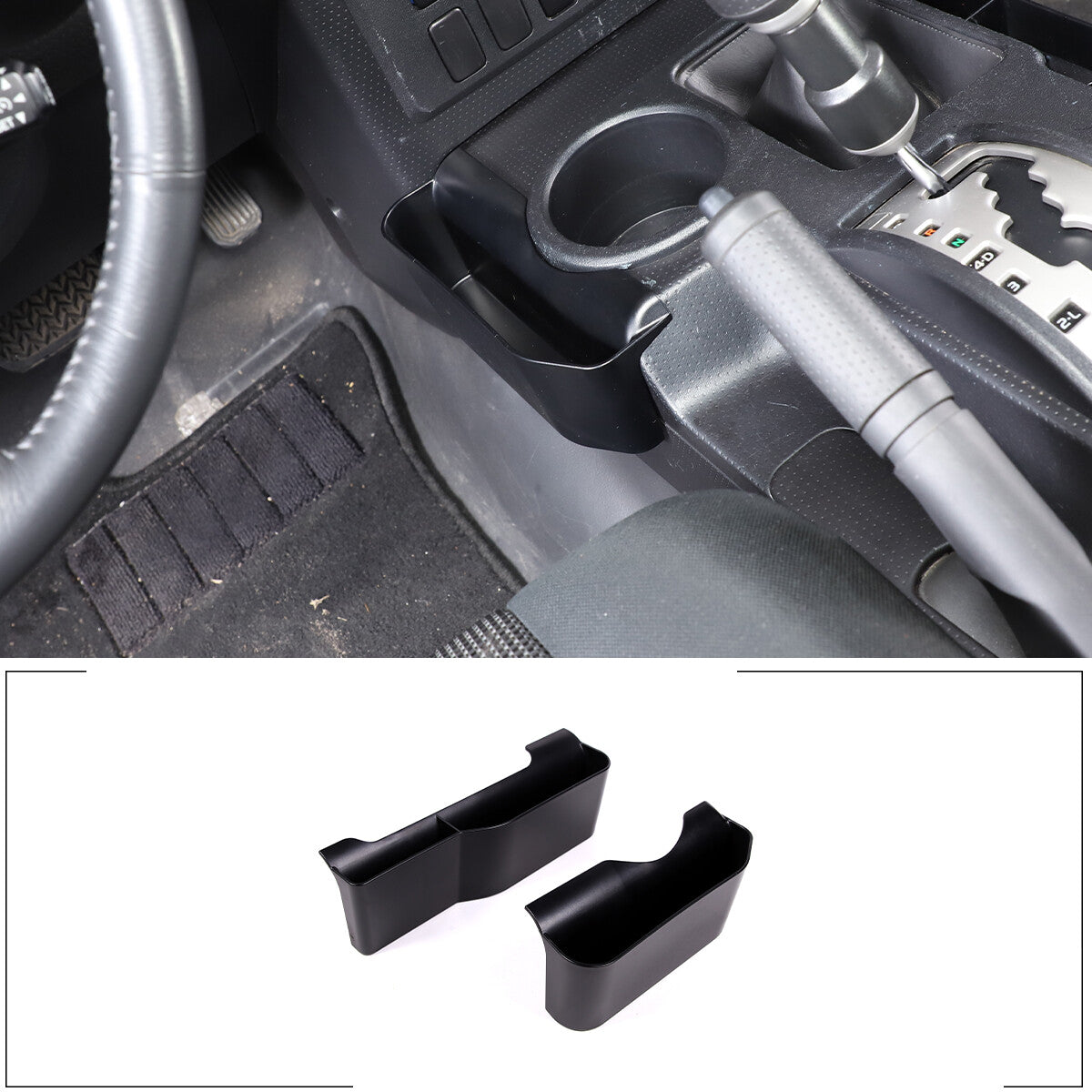 Center Console Gear Shifter/Cupholder Cover Trim for Corvette C8 2020-2024- v