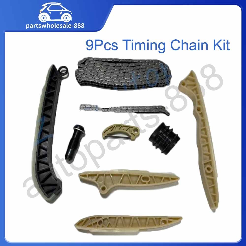 9-piece timing chain kit for Mercedes-Benz C 300 GLK 300 3.0L GLK 350 3.5L