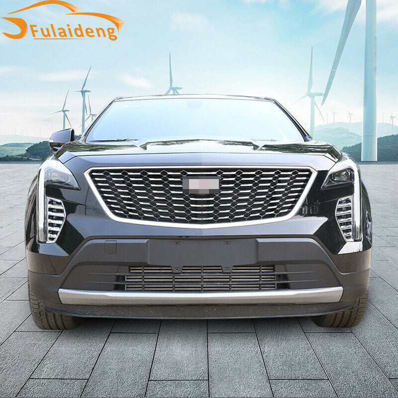 for Cadillac XT4 2018-2021 ABS Front Fog Light Lamp Chrome Cover Trim 2P