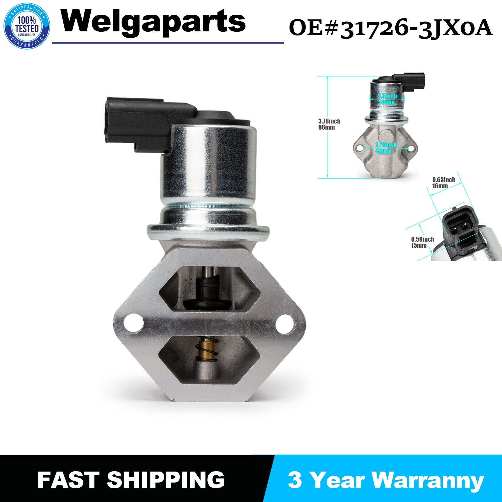 Idle Air Control Valve IAC Gasket for MerCruiser 305 350 383 V6 V8 862998 New