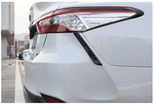 Carbon Fiber Tail Light Rear Lamp Lower Strip Trims for Toyota for Camry 2018-2023