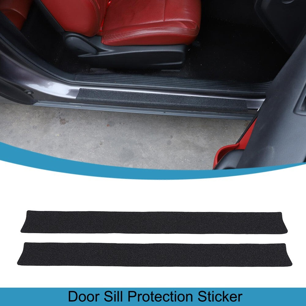Door Sill Anti Scratch Strip for Dodge for Challenger 2010-2023 Threshold Strip Film