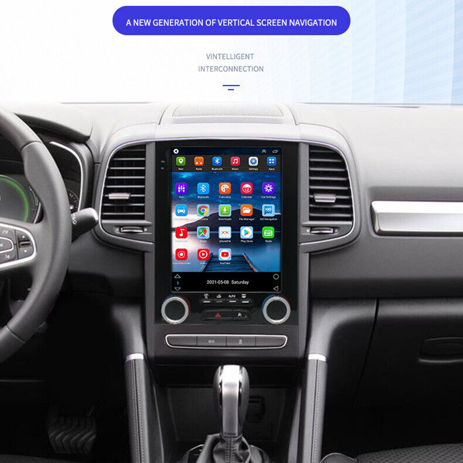 Android Car GPS Navigation Wifi 10.4 for Renault Megane 4 Koleos 2016~2022 radi