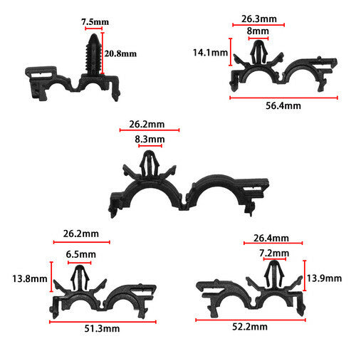 Automotive wiring harness classification wire weaving machine fixing clip suitable for Honda