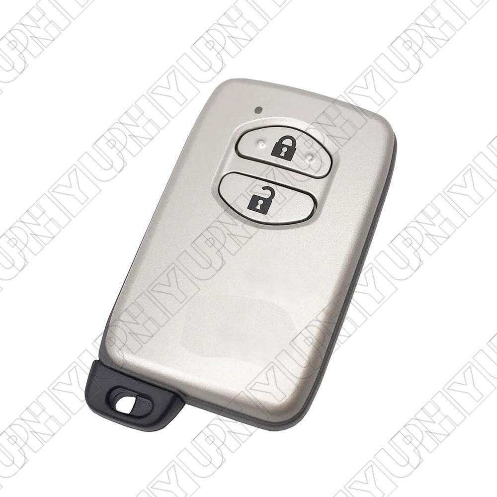 2Buttons for Smart Ignition Key Shell Housing for Toyota for Camry Highlander RAV4 Prius Q