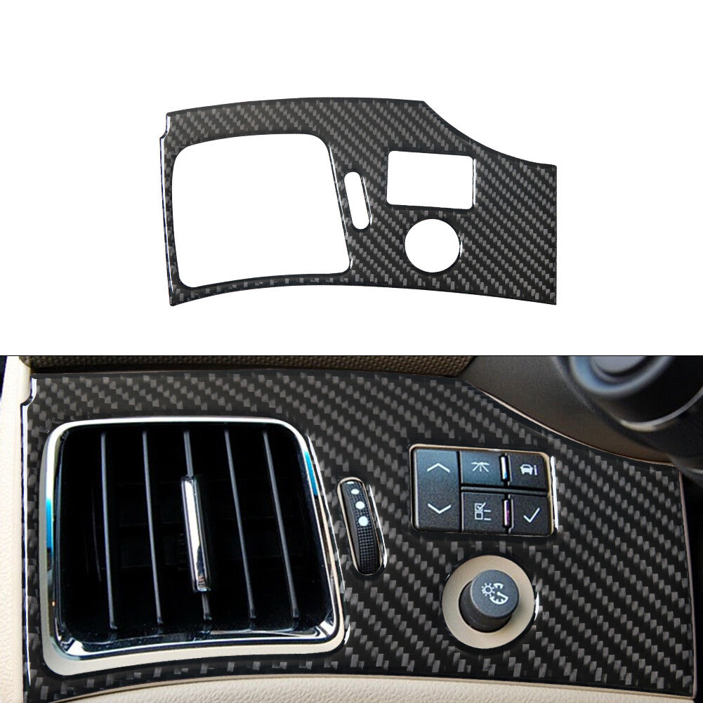 3Pcs Carbon Fiber Steering Wheel Button Trim for Honda CRV CR-V 2012-2016 Type B v
