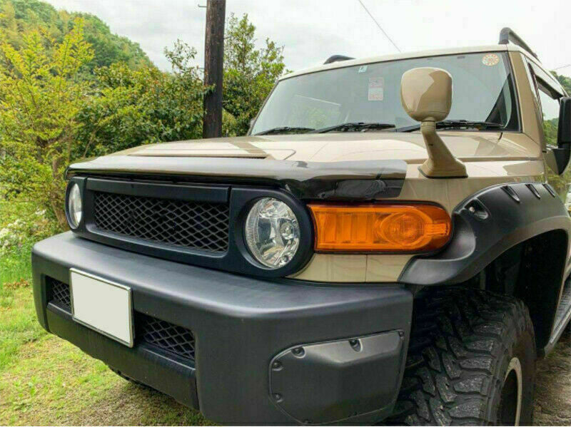 Matte Black Front Bumper Side Spoiler Guard Trim for Toyota FJ Cruiser 2007-2014