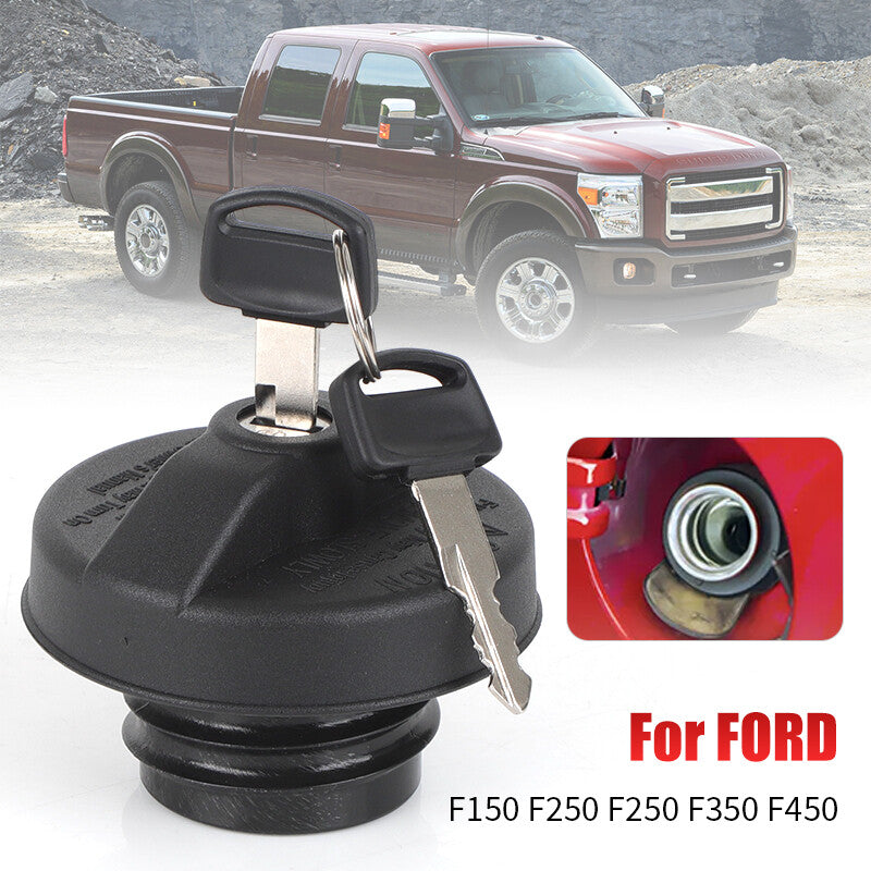 LOCKING Gas Fuel Tank Cap W/Keys MGC791 for FORD F150 F250 F250 F350 F450 NEW
