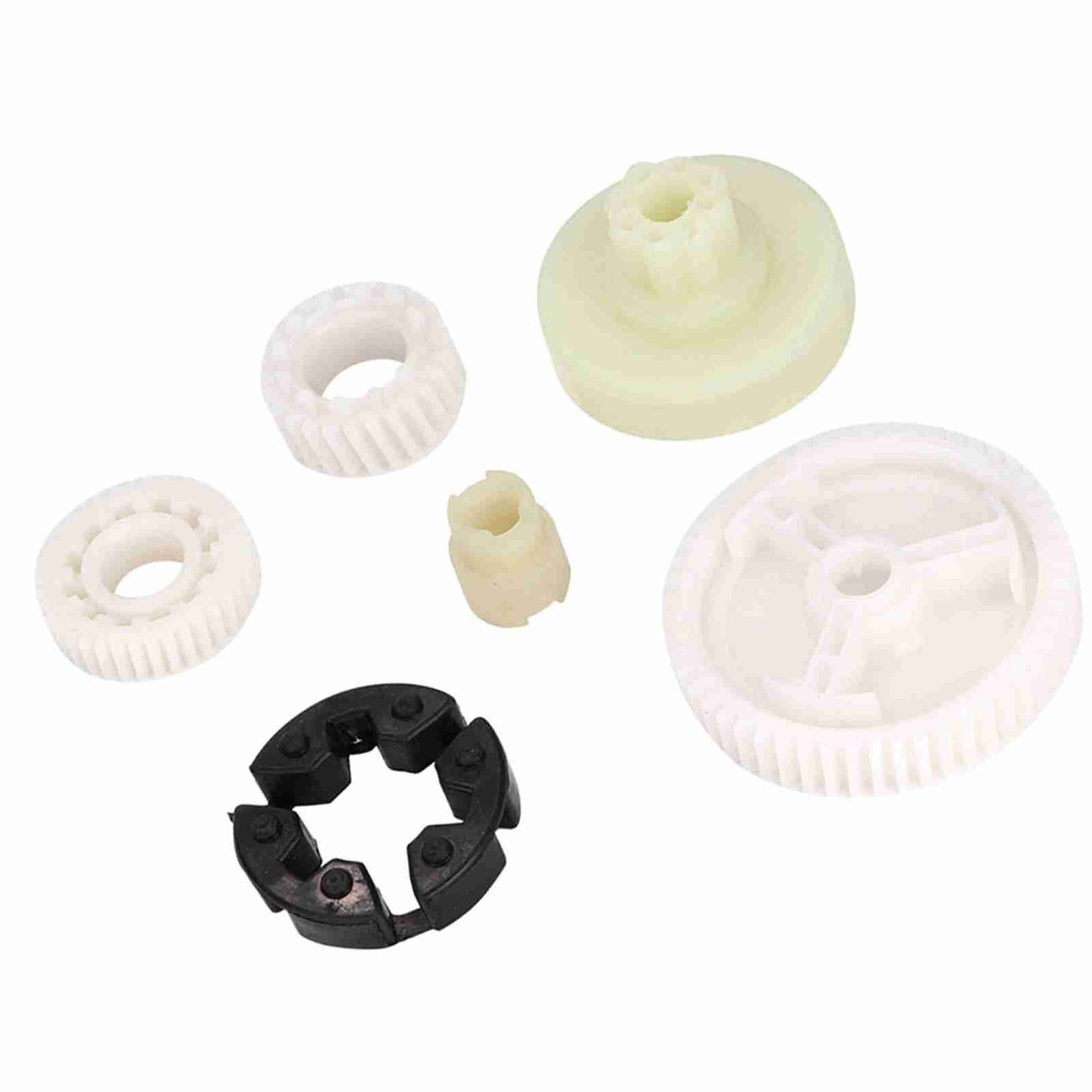 6Pcs Car Window Glasses Motor Gear Replacement Kit ABS Material for Mazda Q