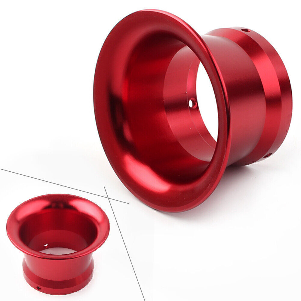 Universal CNC 50mm Carburetor Air Inlet Tip Carb Vent Collar Horn Protector Red Q