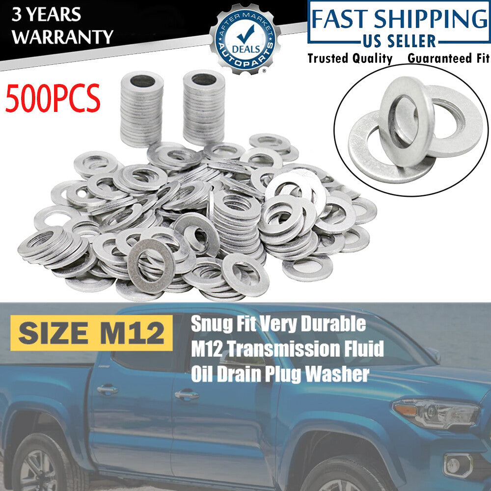 Set of 500pcs Oil Drain Plug Washer Gasket for Toyota for Lexus for Scion 90430-12031 US Q