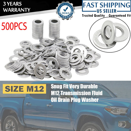 Set of 500pcs Oil Drain Plug Washer Gasket for Toyota for Lexus for Scion 90430-12031 US Q
