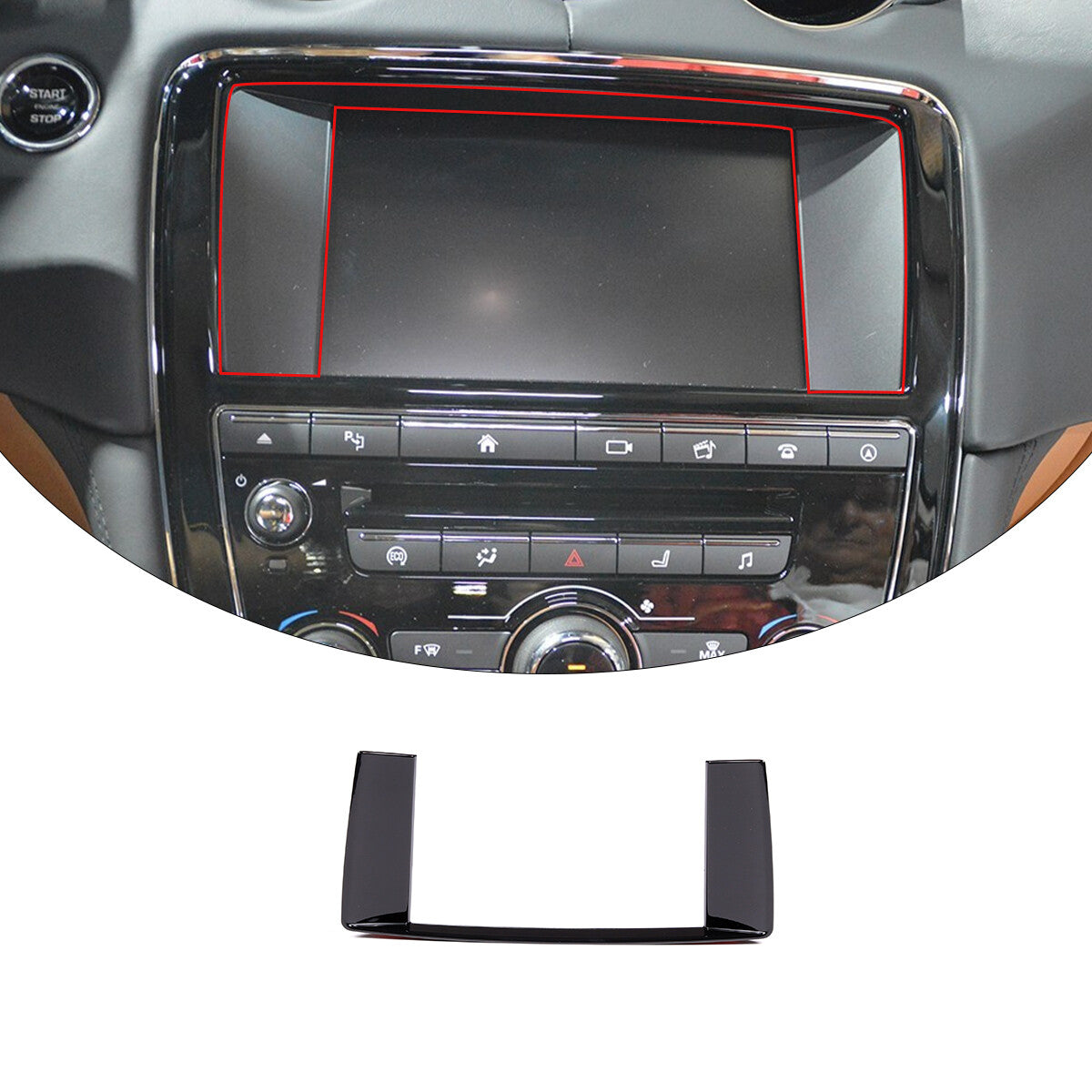 Matt Black 2PCS front fog light cover external for Hummer H3 2005-2009- v
