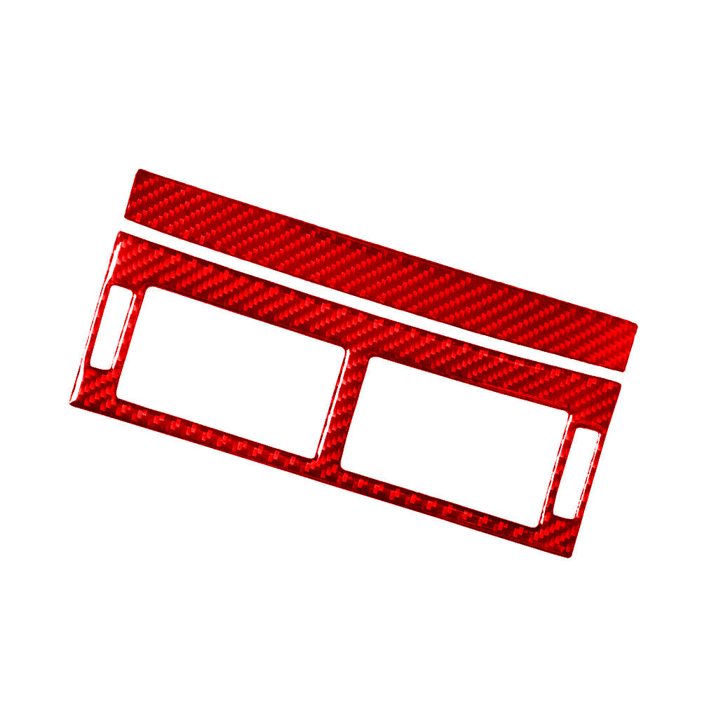 GPS Navigation Screen Panel Frame Cover Trim for Camaro 16-18 Red v