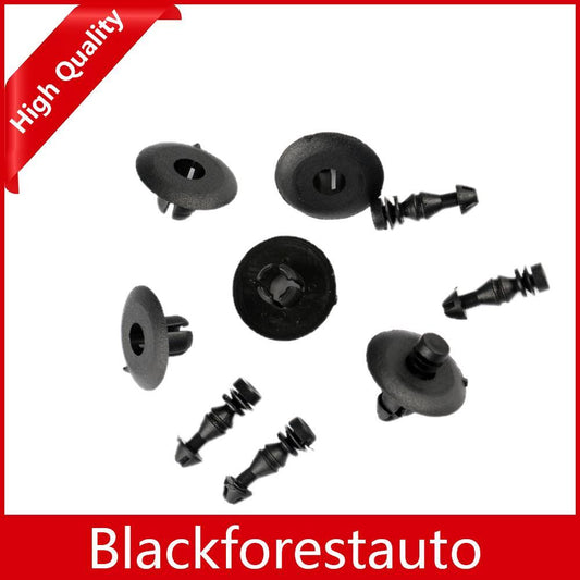 25Pcs Door Trim Panel Clip Push Type Retainer Rivet Black For 2005-2012 for Charger