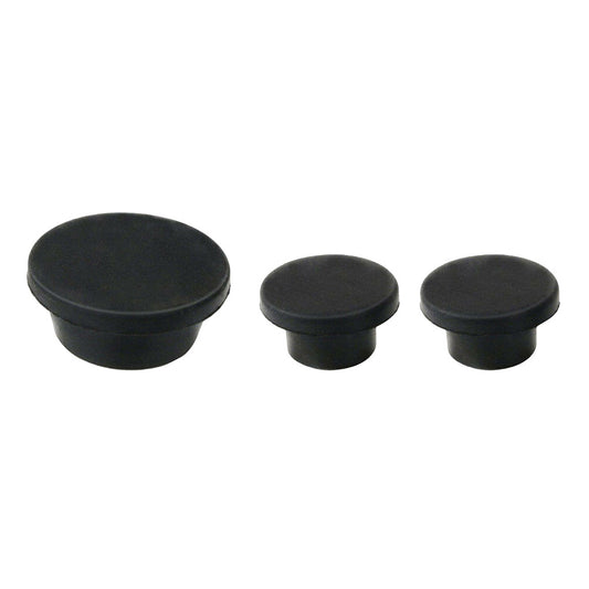 3Pcs Tailgate Plug Tramp Stamp Spare Tire Carrier Delete for Jeep JK for Wrangler