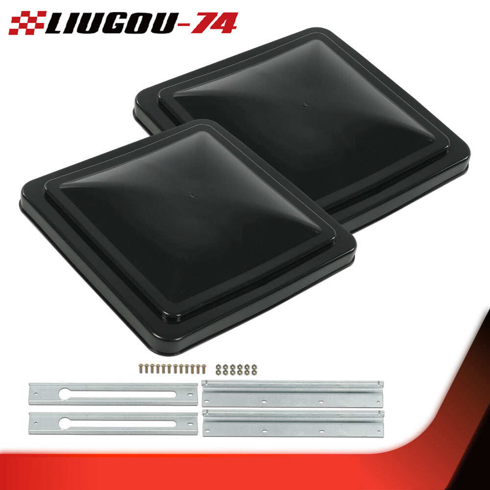 Replacement 14-inch x 14-inch cabin vent cover for campervans and trailers - VENTLINE 2-piece set Q