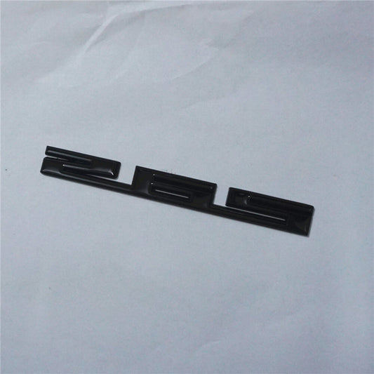 1x Black Glossy 265 Metal Sticker Badge Emblem Decal Car Engine Sports Turbo 4WD Q