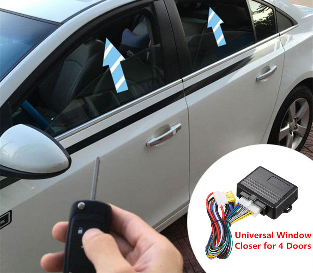 4 Doors Car Automatic Window Closer Security Power Roll Up Accessories Accessory
