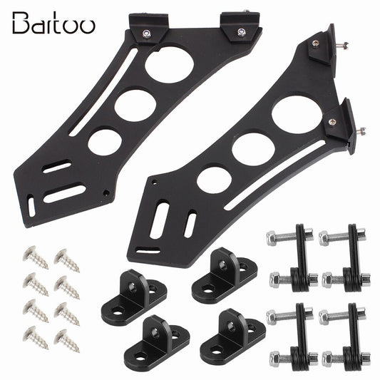 Rear Wing Trunk Stand Style Spoiler Mount Brackets 10 Universal Car CNC Q