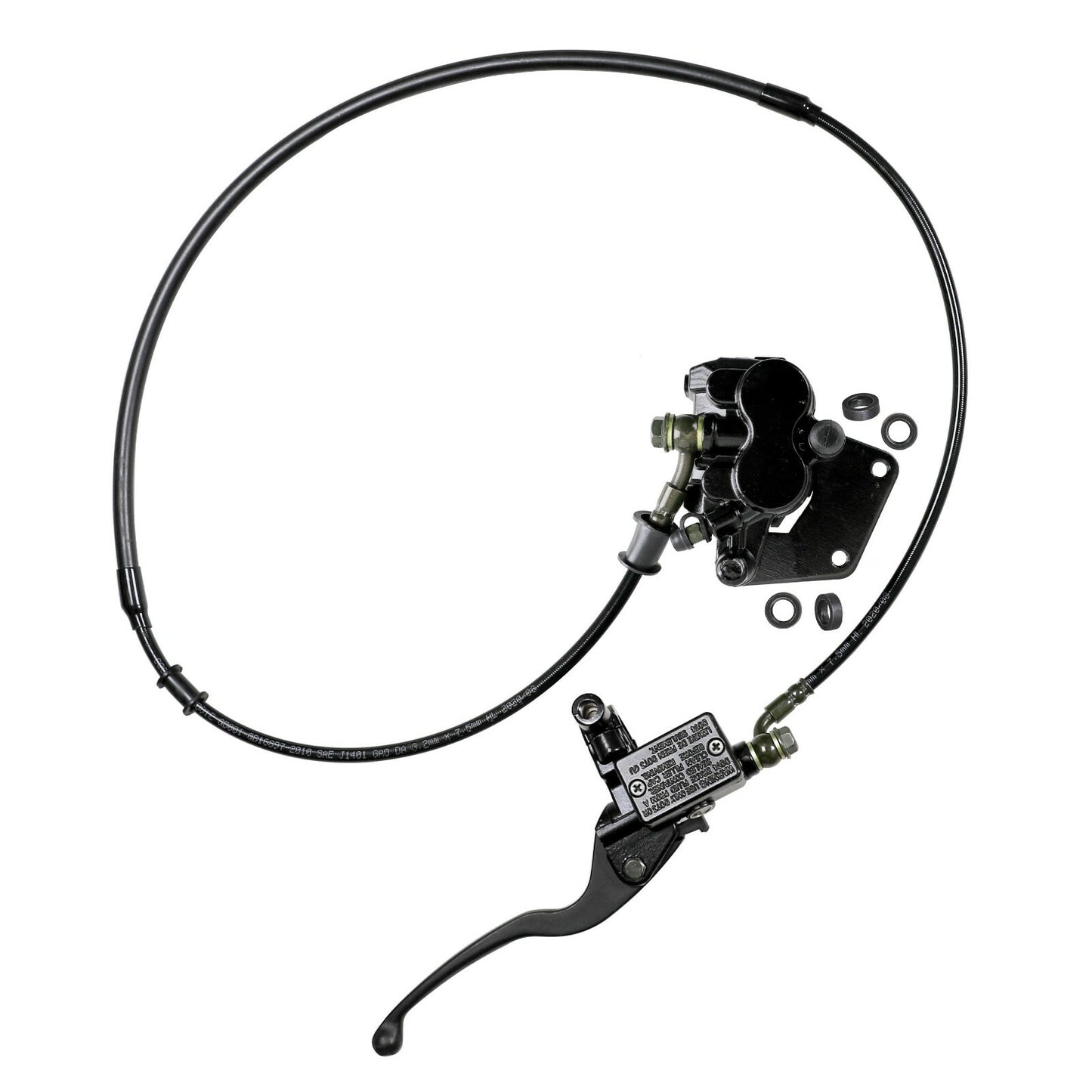 Front disc brake caliper cylinder suitable for Dirt Pit bicycles 125cc-250cc Apollo.