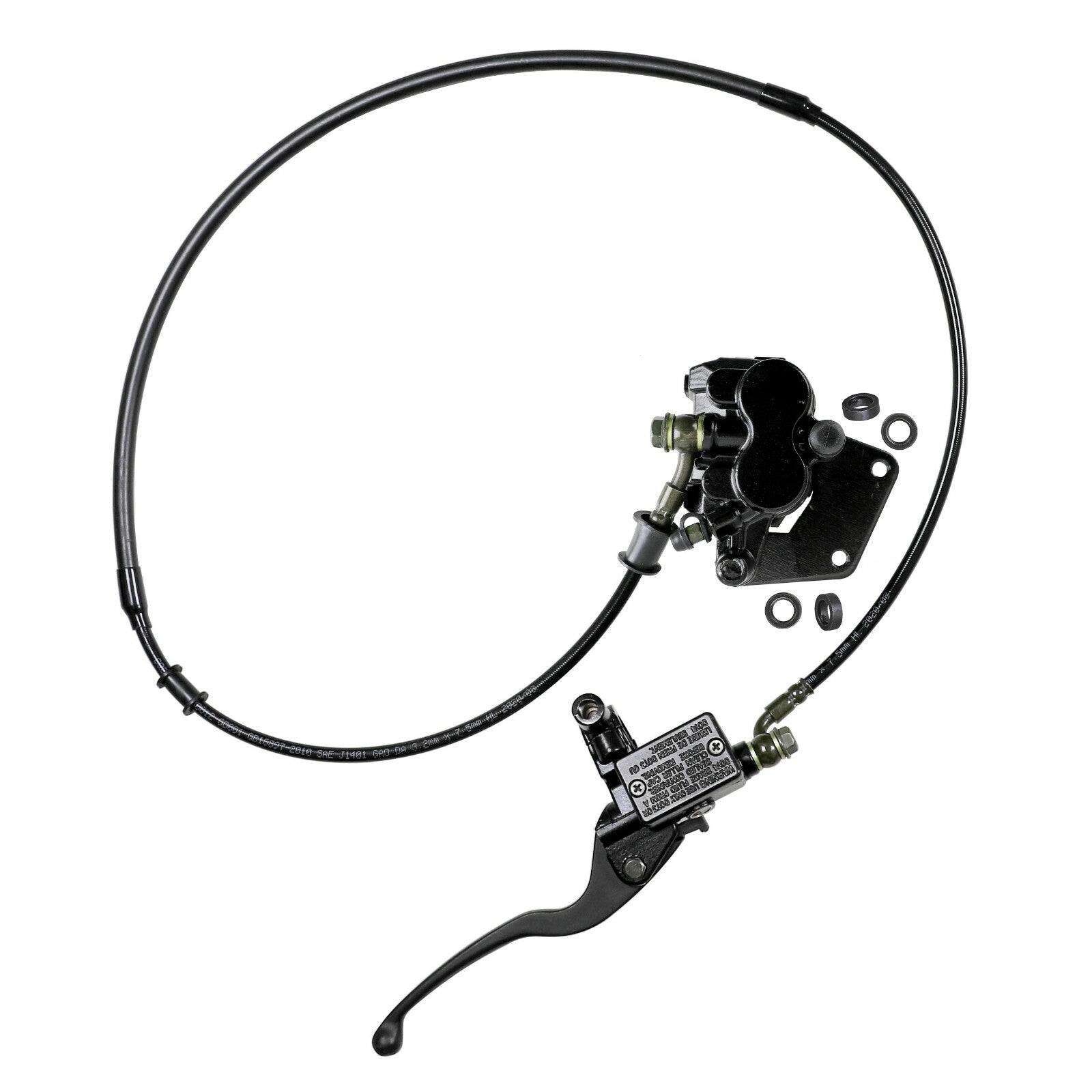 Front disc brake caliper cylinder suitable for Dirt Pit bicycles 125cc-250cc Apollo.