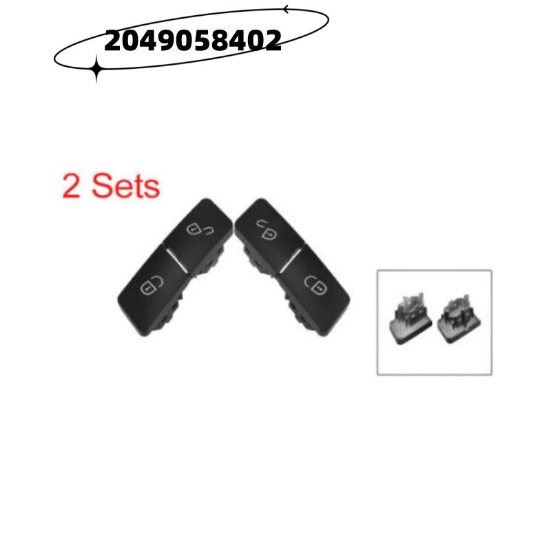 New front left and right door lock control switch button covers suitable for W204 W212- n