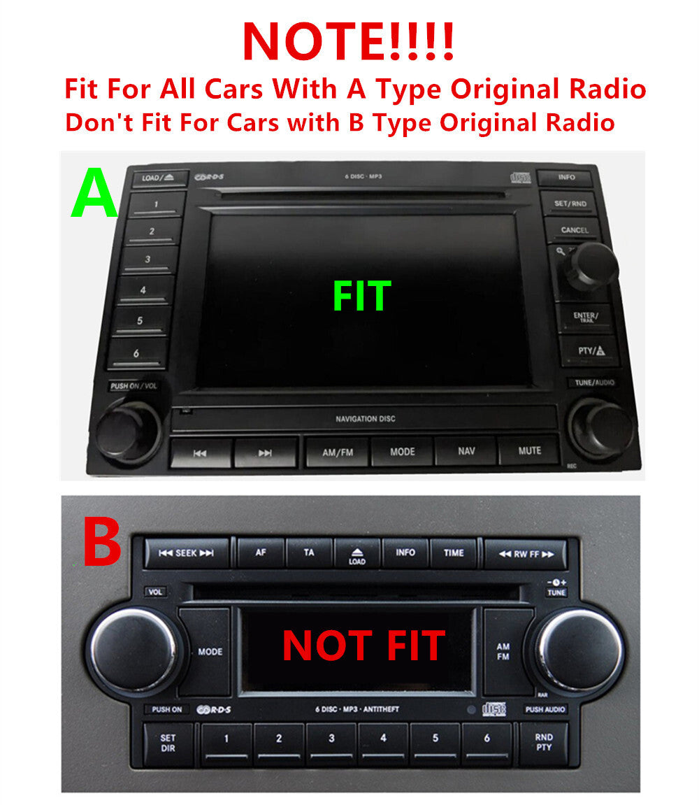 8Android 14 4+32GB Car Stereo Radio Navi for Dodge for Chrysler for Jeep for RAM Magunm