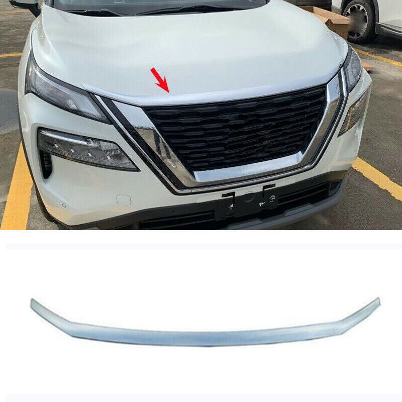 Chrome Front Grill Grille Engine Hood Molding Trim For Rogue 2022-2022 B n